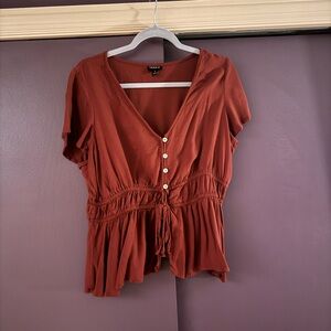 Torrid Size 1 Babydoll Blouse